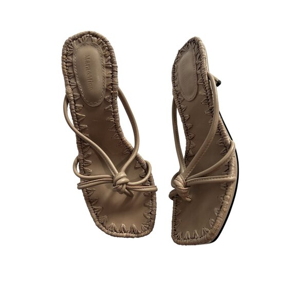 Mara & Mine Azeline Kitten Heel in Tan - Picture 1 of 6